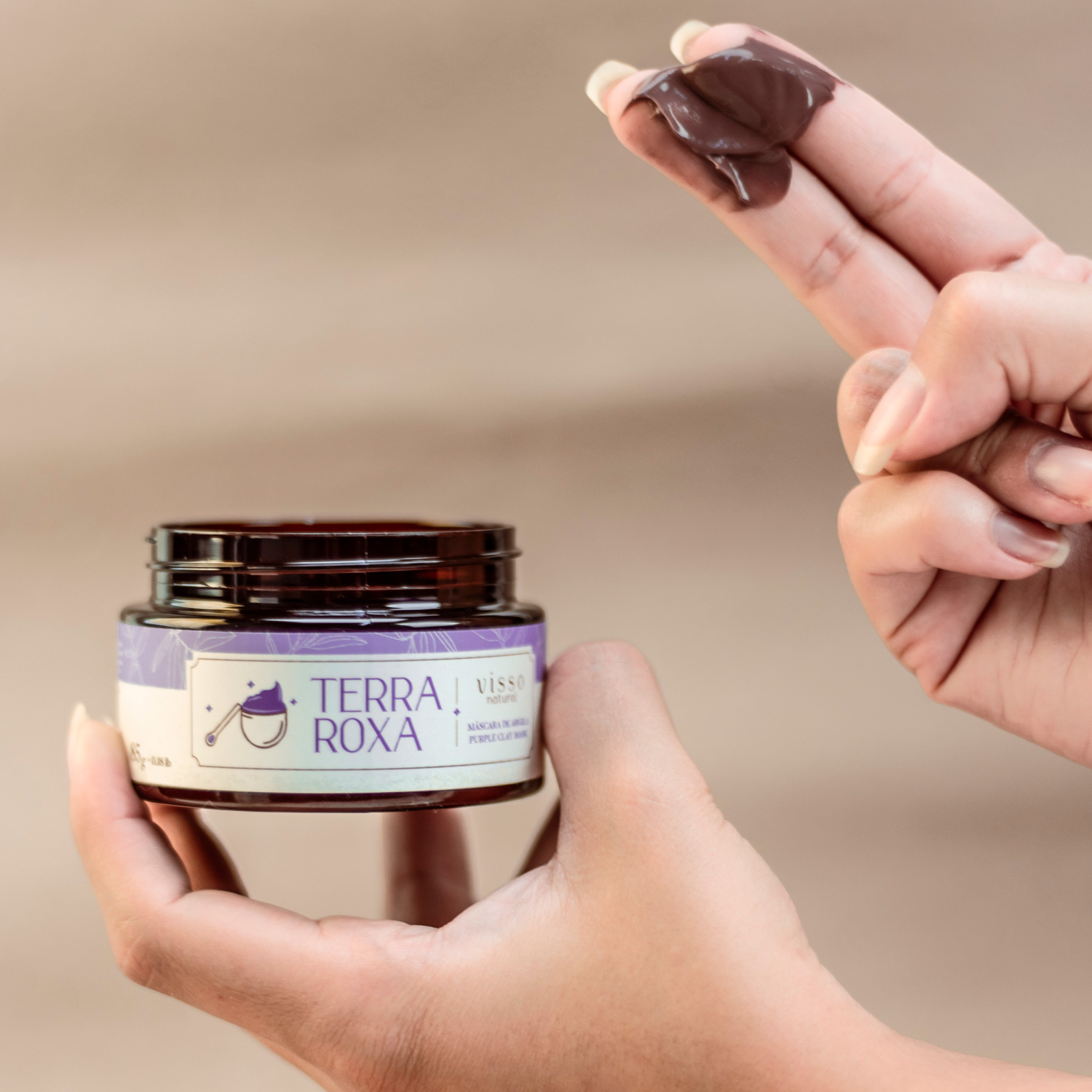 Purple Earth - Facial Mask 80g - Visso Natural