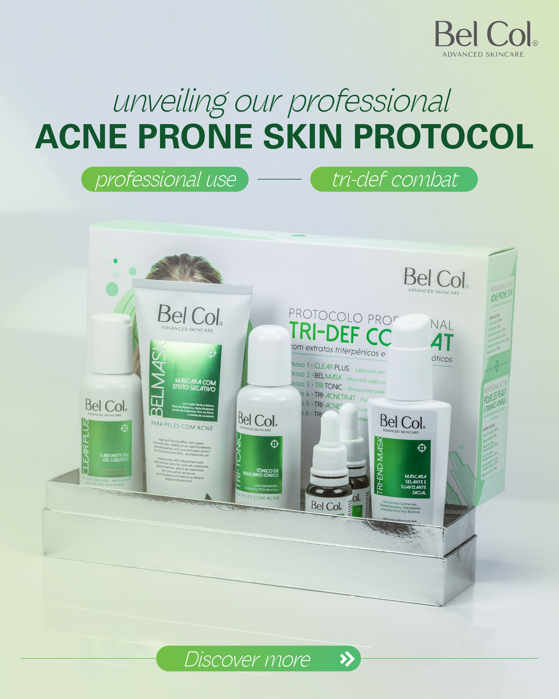 Tri-Def Combat - acne prone skin set - 6 items